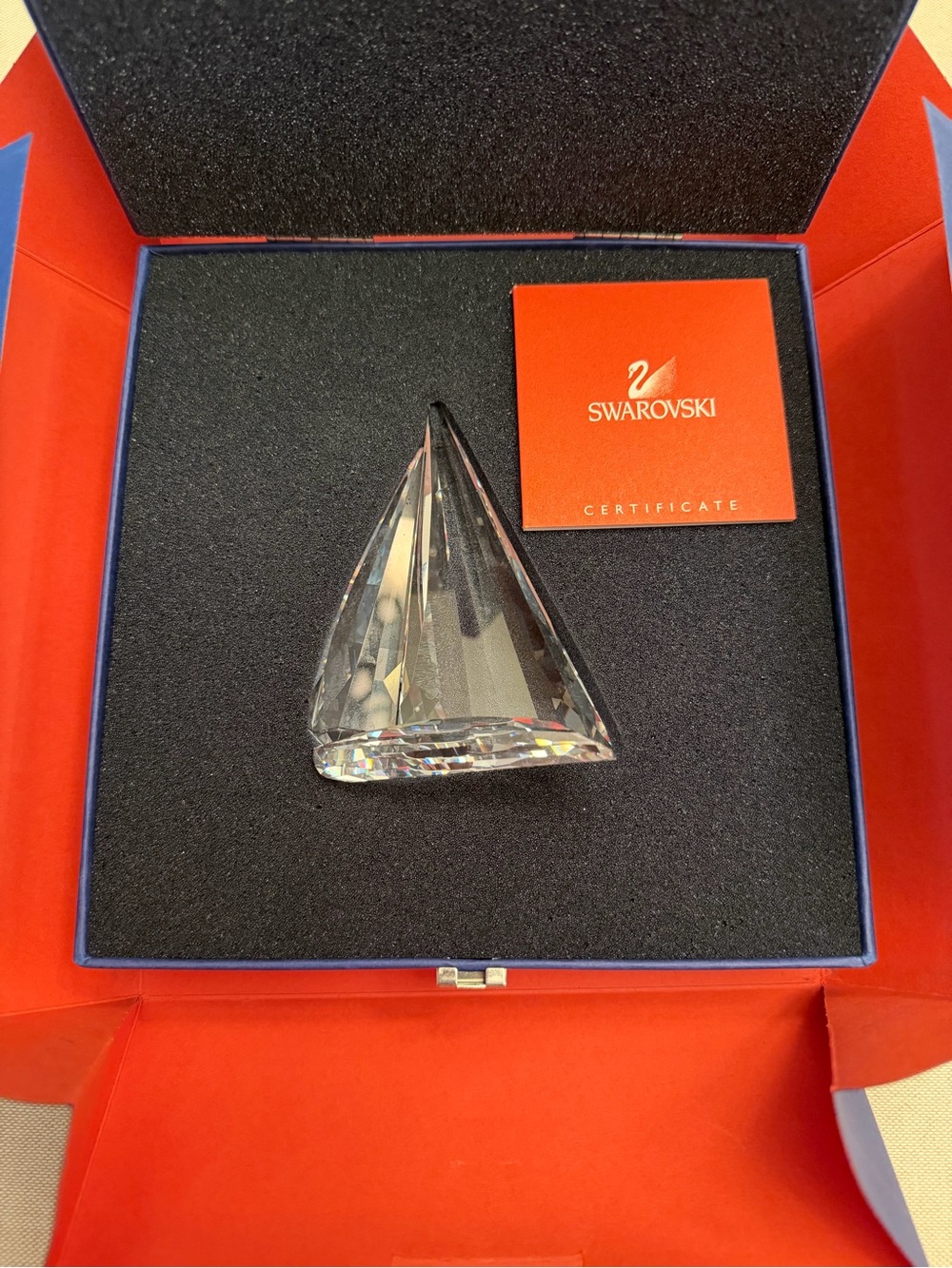 Swarovski 619436 Retired Sailboat known as ‘Sailing Legend’ W/ Box & COA